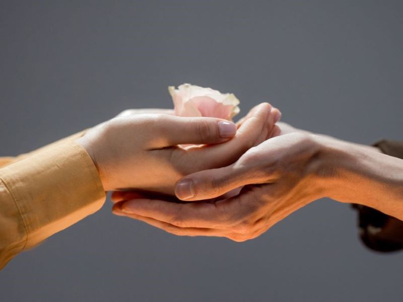 Emotional support - holding hands